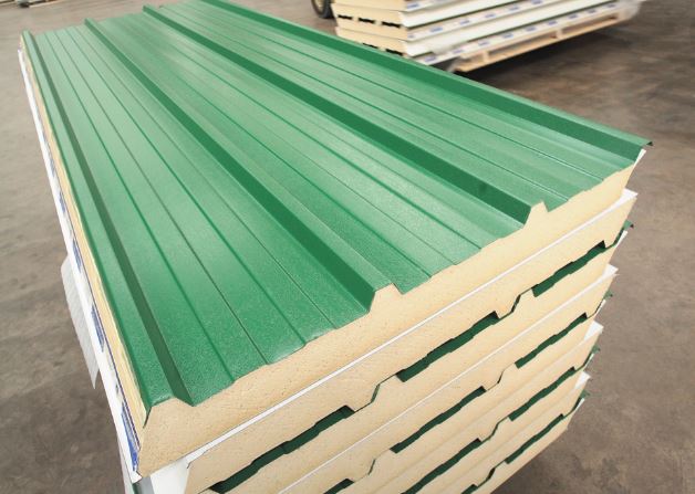 AS35 Wall and Roof Panels palletised for delivery