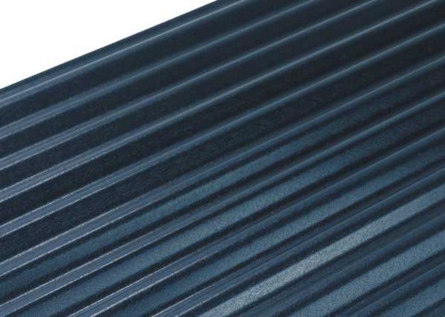 Single skin steel product shallow corrugated roof and wall profile which can be curved